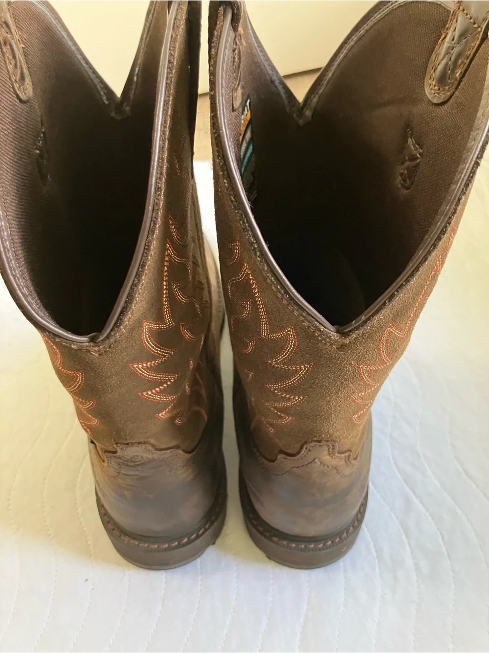 Ariat Brown Leather Western Cowboy Boots